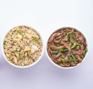 Egg Fried Rice & Meat Combo – YinYang Express